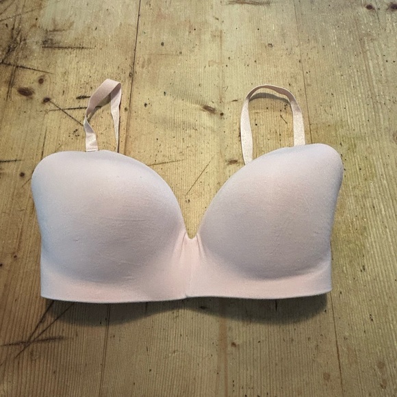 ThirdLove 24/7 Pima Cotton Wireless Bra Light Pink 34E No Wire Lightly Padded - Picture 1 of 5